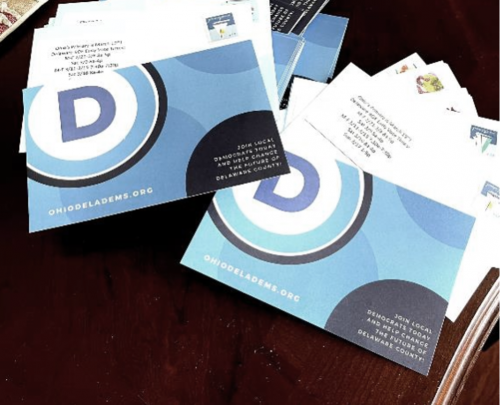 Dems postcards